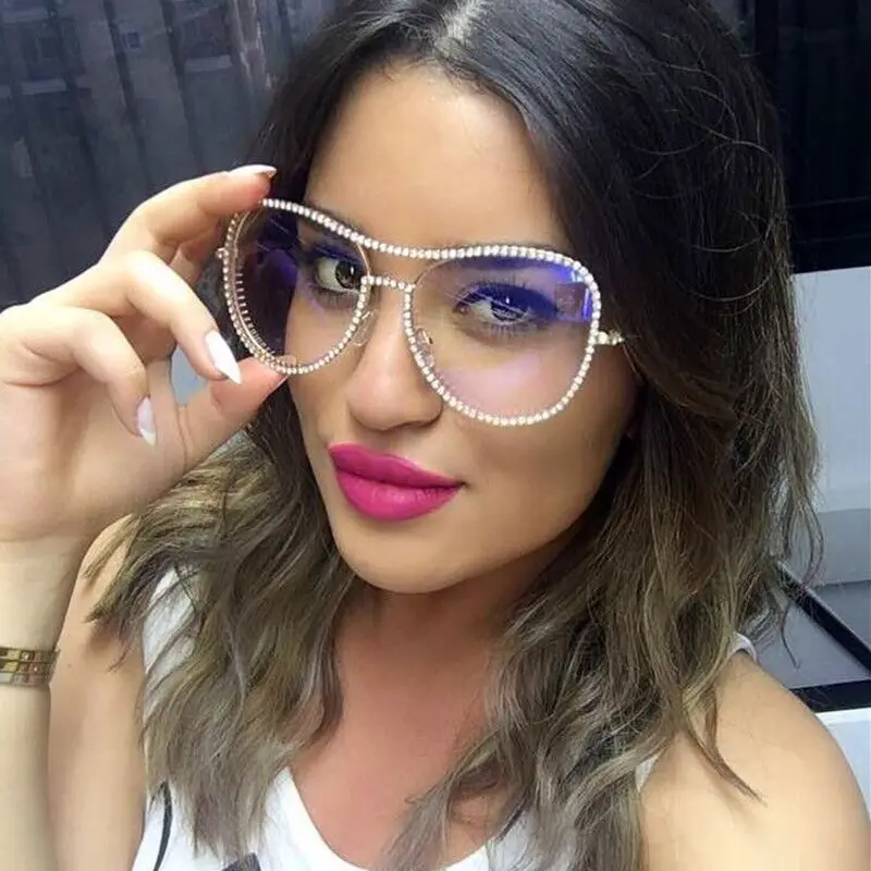 HBK-2017-Luxury-Sunglasses-Women-Decorative-Rhinestone-Brand-Designer-Copper-Frame-Mirror-lens-Double-Bridge-Sun