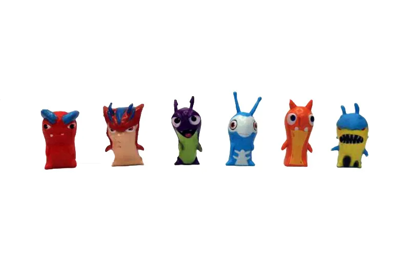 24x SLUGTERRA elementare SLUG Kid Toy Cartoon PVC Figura Decorazione Regalo Di Compleanno