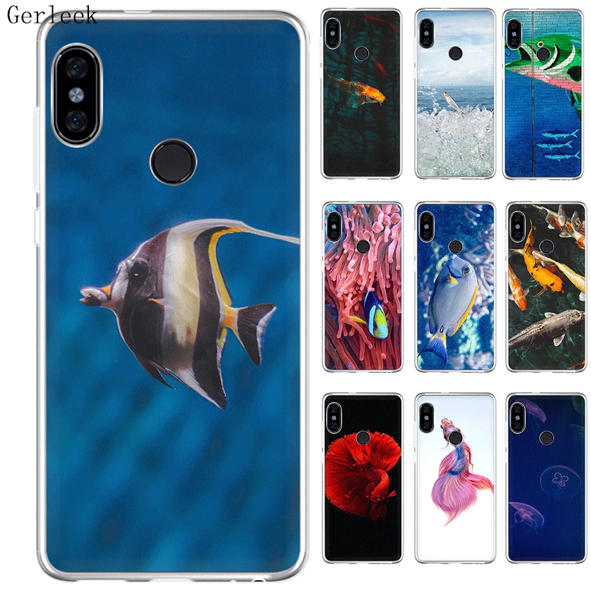 Desxz сотовый Чехол для телефона для Xiaomi Redmi GO 7 4 Prime 3 S, возраст: 3, 4, 6, 6A Pro S2 4A 4X5 5A плюс крышка рыбы