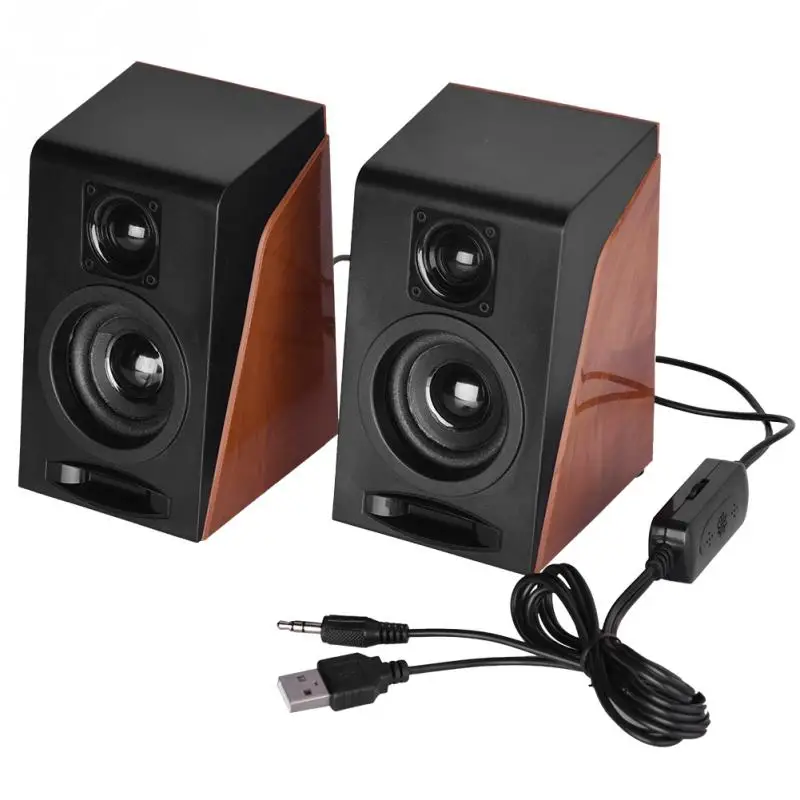

VBESTLIFE Mini Portable USB Powered Wired Speakers Stereo Speaker System for Computer Desktop Laptop PC Universal