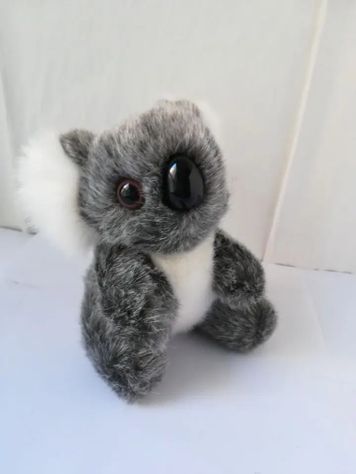 about 14cm cartoon gray koala plush toy lovely koala soft doll baby toy