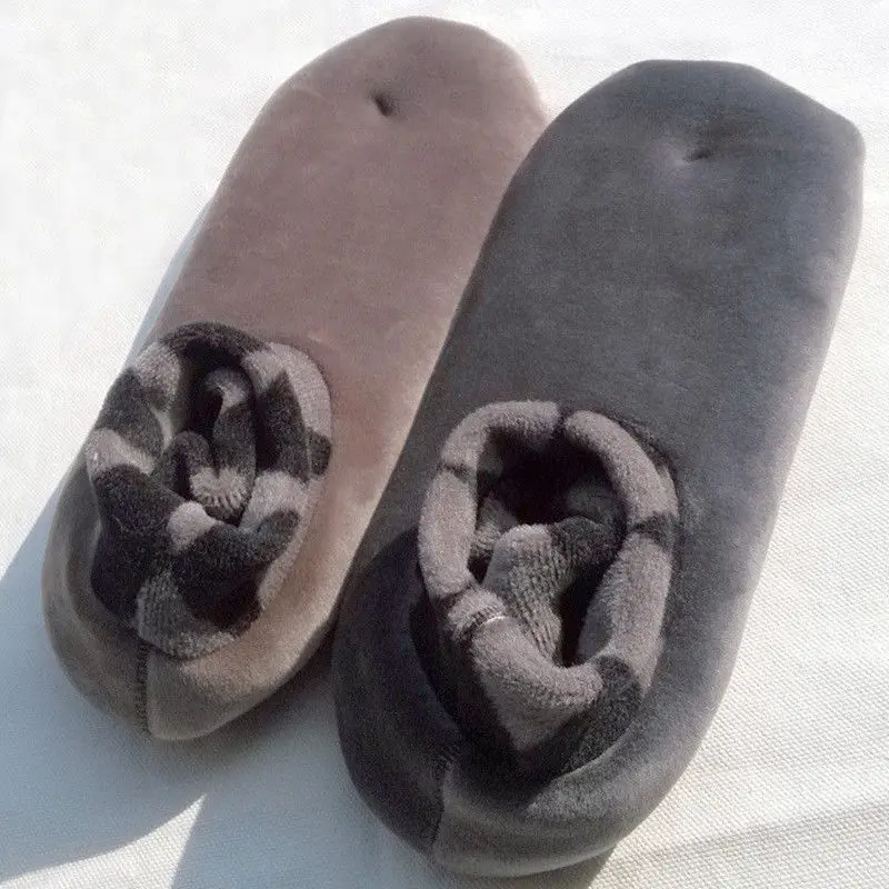 Зимние теплые однотонные короткие носки; Тонкие тапочки; носки до щиколотки; эластичные носки-тапочки; носки для снежной обуви; Sokken skarpetki calcetines