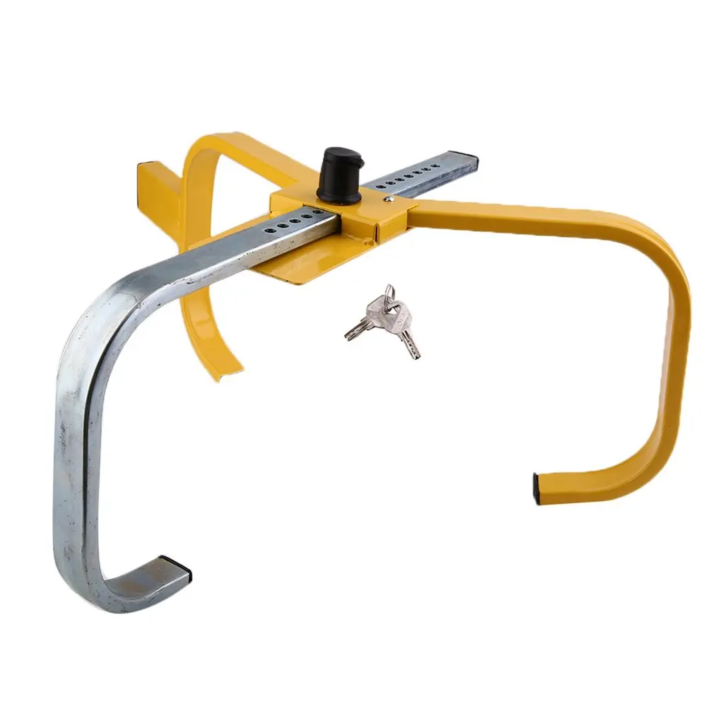 

Car Van Wheel Heavy Duty Steel Clamp Adjustable Safety Lock For Truck Trailer for Wheel Size 13 inch to 15 inch