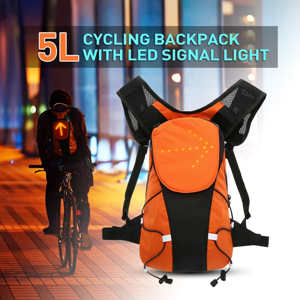 Best Lixada 5L Lightweight Bicycle Bag USB Reflective Backpack with LED Signal Light Outdoor Sport Bag Gear for Cycling Running 11 Best Lixada 5L Lightweight Bicycle Bag USB Reflective Backpack with LED Signal Light Outdoor Sport Bag Gear for Cycling Running 11