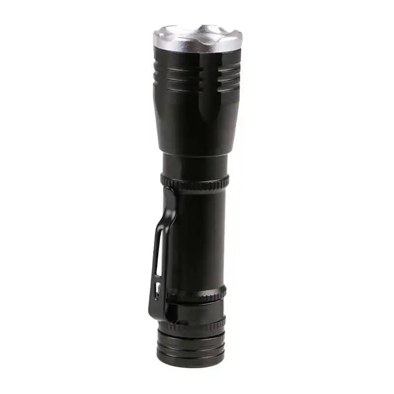 Bright Outdoor Waterproof LED Flashlight Torch Light Lamp powerful led flashlight laser pointer torch flashlight Q5 #4S10 (9)