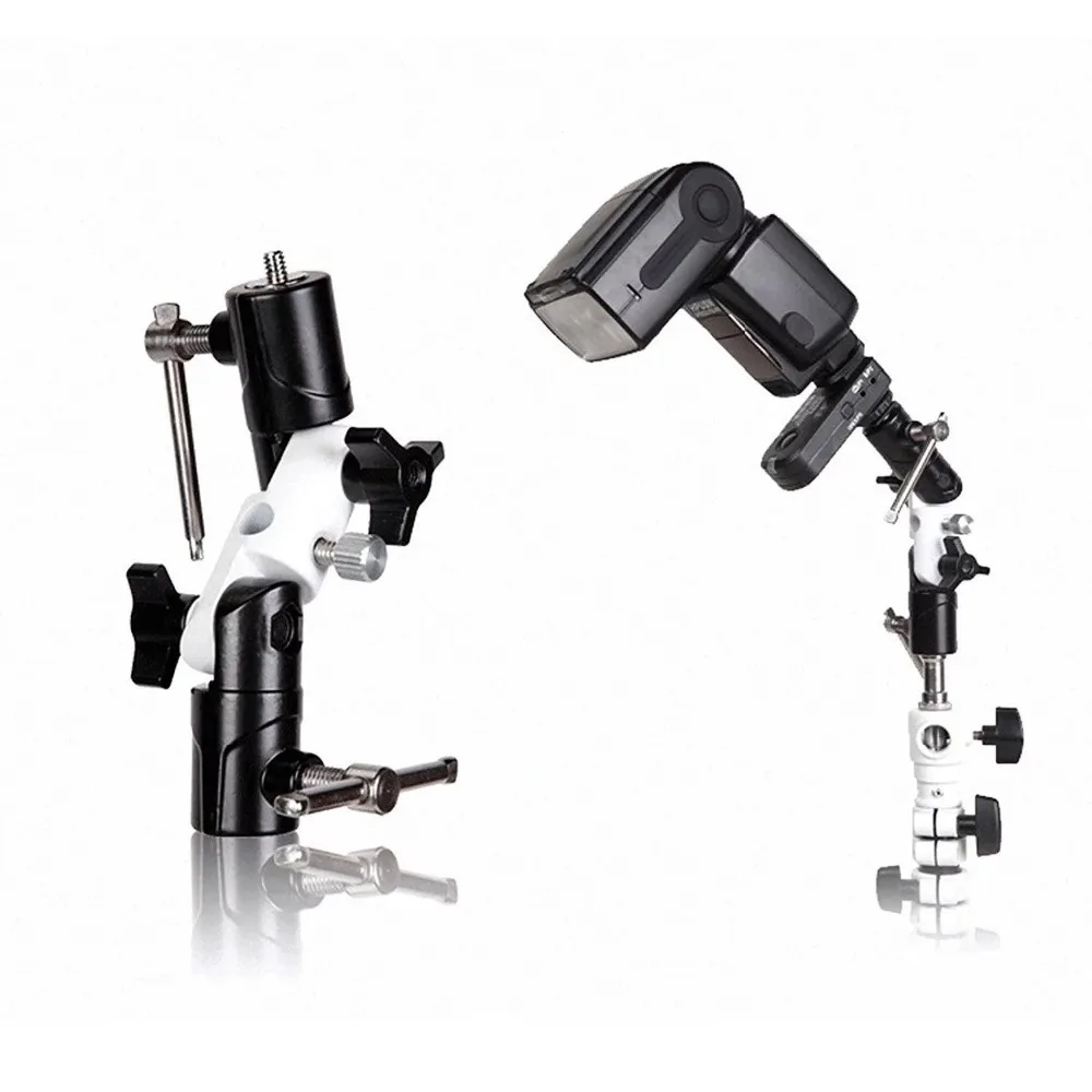 

Adjustable 3-section U-shape Swivel Flash Bracket for Camera Umbrella Holder/Trigger/Light Stand Adapter