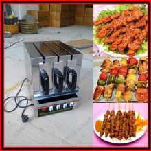 Завод прямые 3 групп ящик типа commercialHousehold Электрический Гриль БАРБЕКЮ Бездымного Барбекю Машина Кебаб Plancha Erover