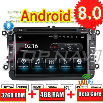 

Topnavi Android 8.0 Car DVD Player For VW Universal/Sagitar/Jetta/Magotan/Golf/Passat//Tiguan/Bora/Polo Stereo GPS Navigation