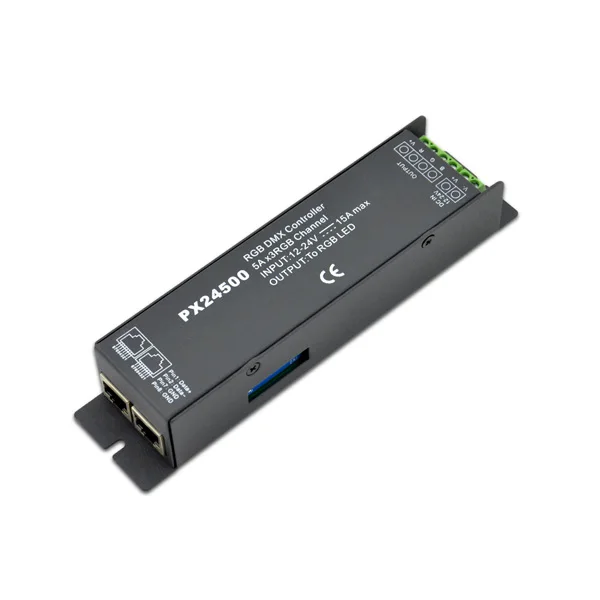 PX24500; 5A* 3ch 180~ 360 W 12-24VDC RJ45 DIP-переключатель постоянное напряжение DMX декодер