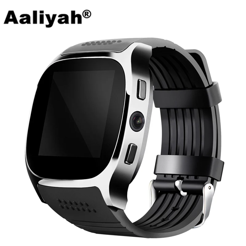 

Aaliyah T8 Bluetooth Smart Watch Men With Camera Call Facebook Whatsapp Support SIM TF Card Smartwatch For Android PK M26 DZ09