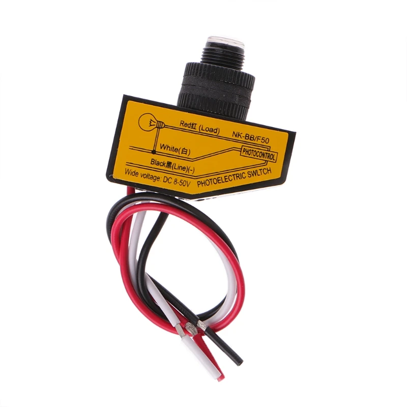 

Automatic Light Control Sensor DC12V 24V 36V 48V Dusk To Dawn Photocell Switch