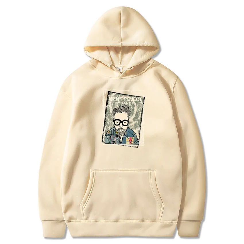 

2019 New Casual Loose Hoodies Print Hooded Sweatshirts Sanitary Clothing Spring Autumn Fashion Leisure Unisex Regular Clothes