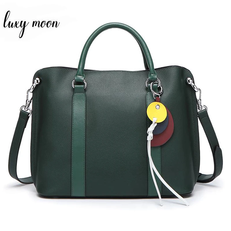 

Green Women Genuine Leather Handbags Luxury Brand Bags Female Shoulder Messenger Bag High Quality Fashion Tote Bag sac a main