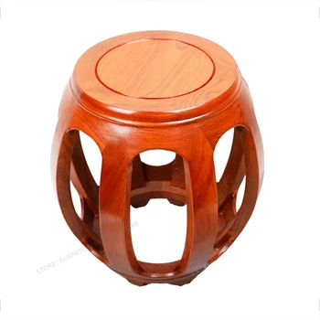 

Professional Piano Stool Solid Wood Round Chair Printing Rosewood Children Adult Music Stool New Classical