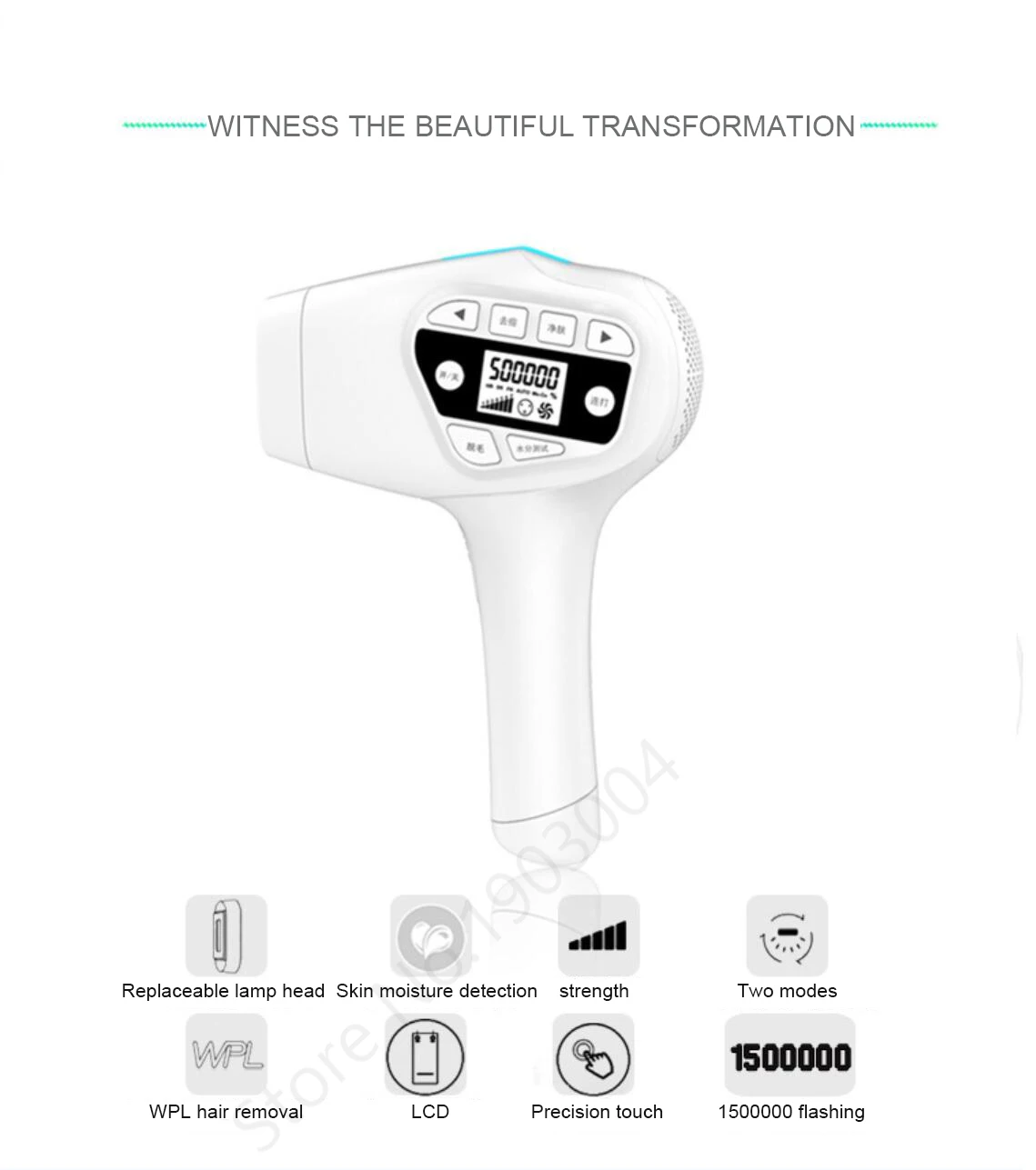4in1 ipl depilação a laser permanente depilador