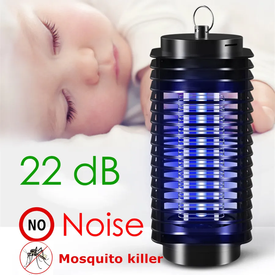 

2018 Electronics Mosquito Killer Lamp 360 degrees Scanning 22dB No Noise for Home Hotel Restaurant Ultrasonic Pest Control