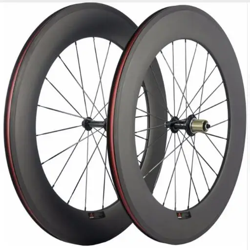 Cheap SuperTeam Carbon wheel 700C Road Bicycle wheelset  38/50/60/88mm 9