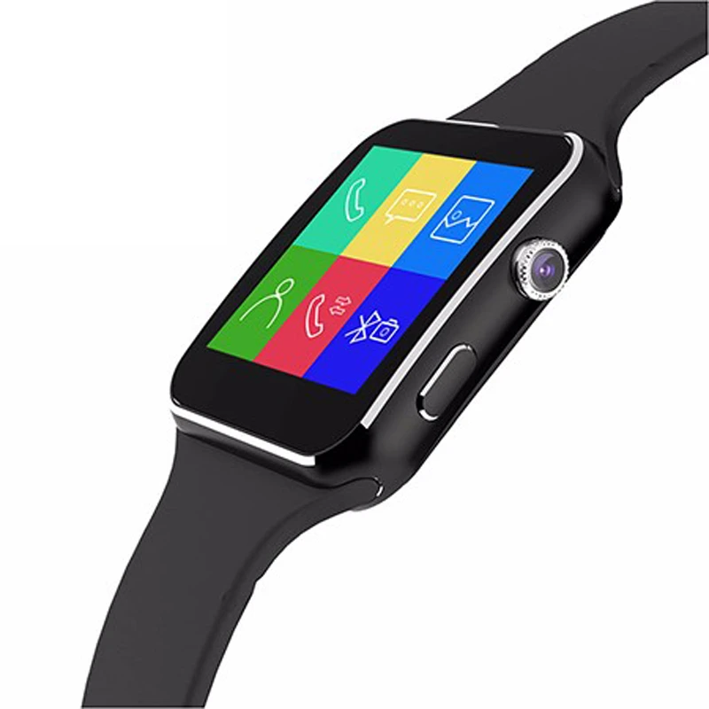 X6 Bluetooth Smart Watch Android font b Smartwatch b font HD Curved Display Sync Facebook Whatsapp