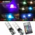 1 Компл. 2017 Красочные Автомобилей RGB LED Свет Позиция Чтения T10 СИД w5w Автомобильные СВЕТОДИОДНЫЕ Лампы Строб Вспышки Fade Гладкий Режим KJAUTOMAX