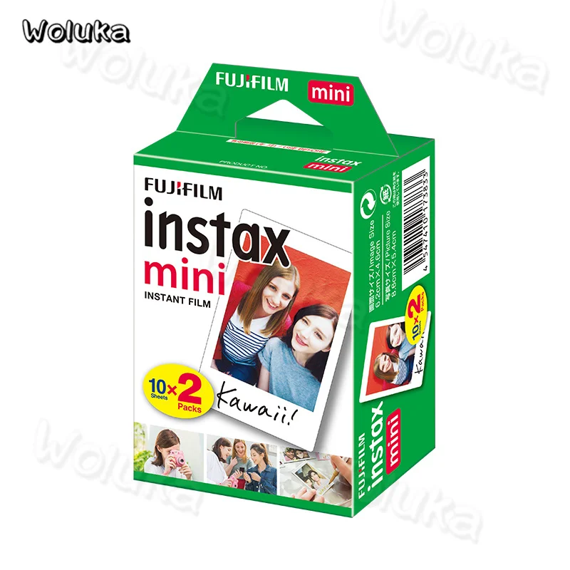 

40 sheets F Instax Mini 8/9/25/90/70/7c Film Instant Photo Paper Universal three-inch film colourful White-side 2 box CD50 T06