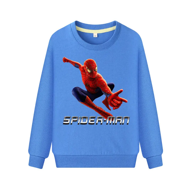 Kids 3D Cartoon Spiderman Print Hoodies Hoodie Clothes Boy Girls Long Sleeve Sports Sweatshrits Children Autumn Clothing WK129 (2)