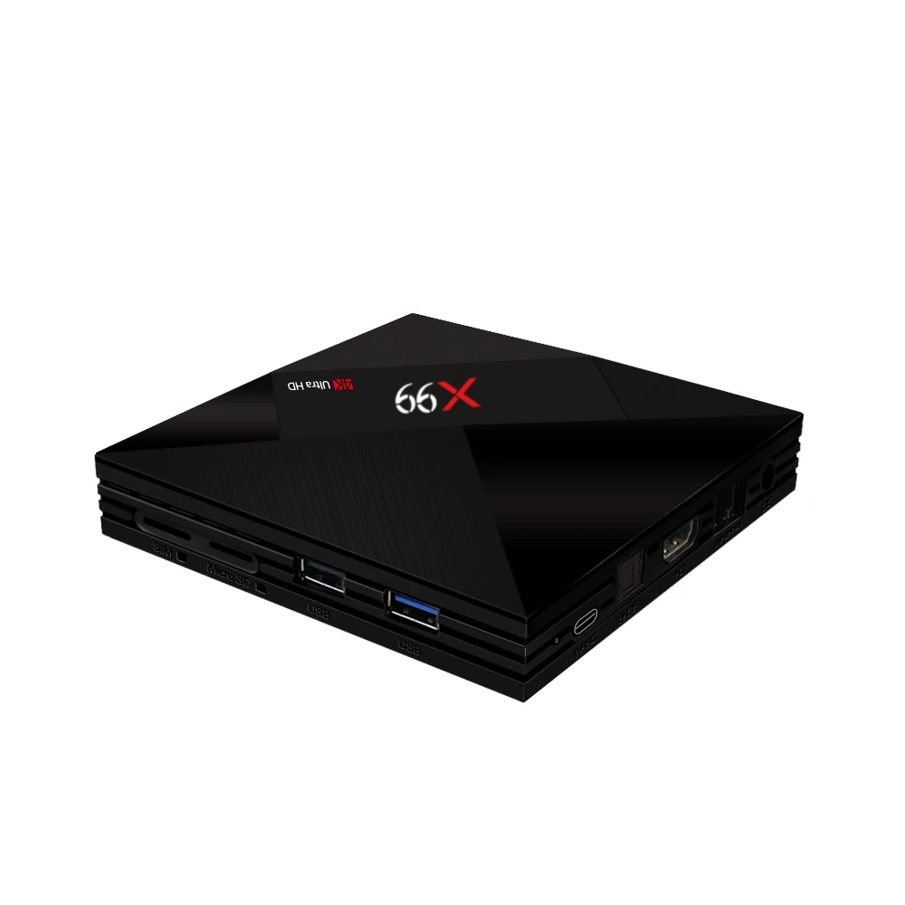 x99 rk3399 4gb 64gb smart android tv box 7.1 2.4g / 5g wifi bluetooth usb h.265 4k 4.1 3.1 gen1 type - c / a media player pk h96