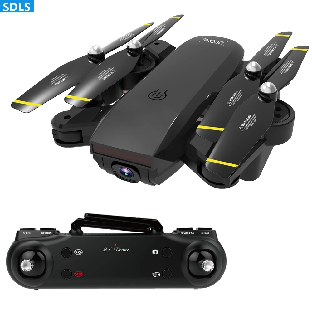 

4K Foldable 2.4Ghz 4CH Drone Wide-angle WiFi FPV 1080P Optical Flow Dual Camera Helicopter RC Quadcopter Selfie Drone Extra Bat