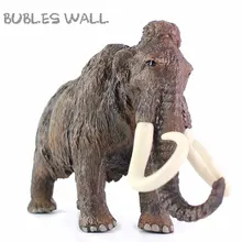 Bubles Wall Wild Big Mammoth Elephant Simulation Animals Mammut Action Figures Model Figurine PVC Collection Toys Kids Gift