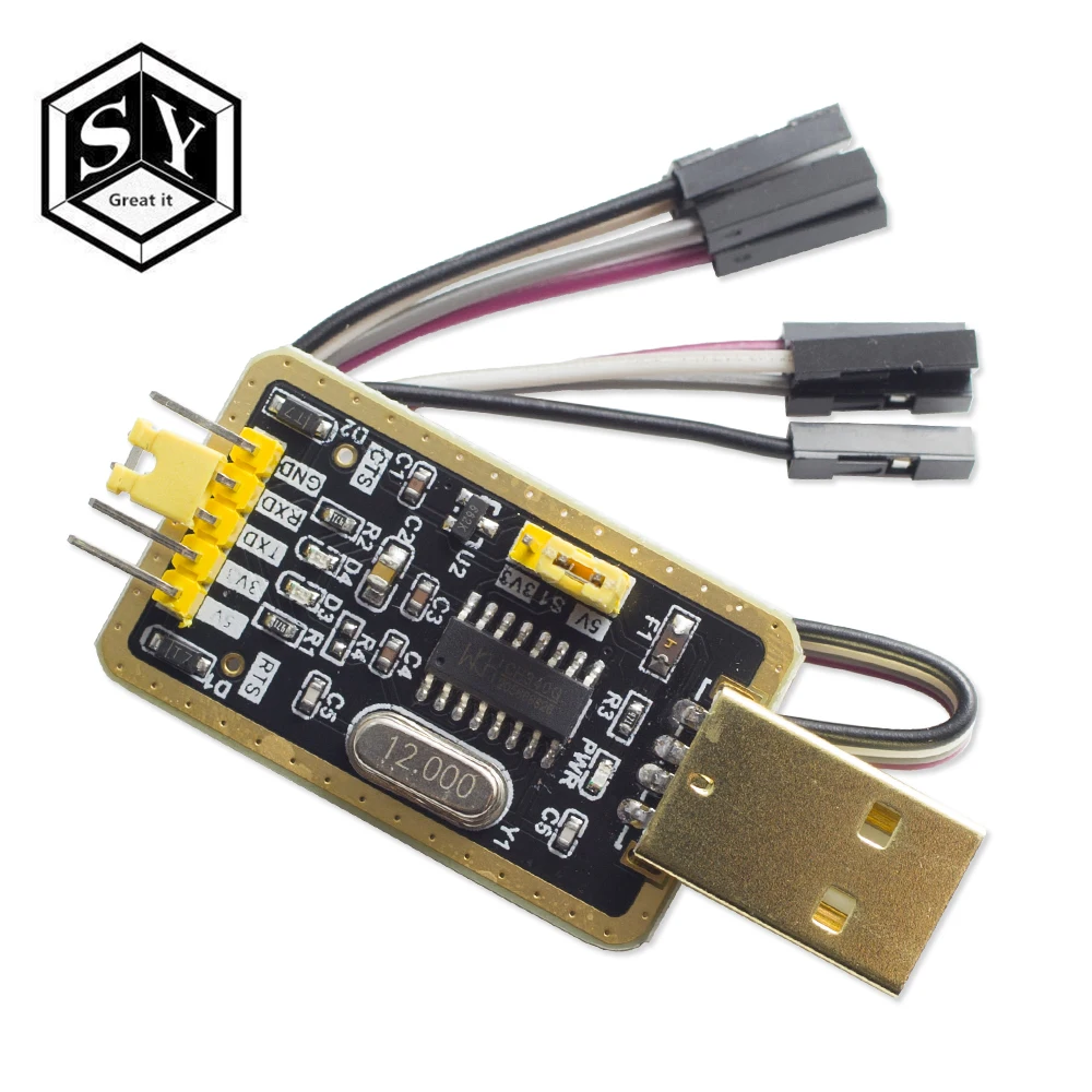 1 шт. модуль Great IT CH340 вместо PL2303 CH340G RS232 в TTL обновление USB до последовательного