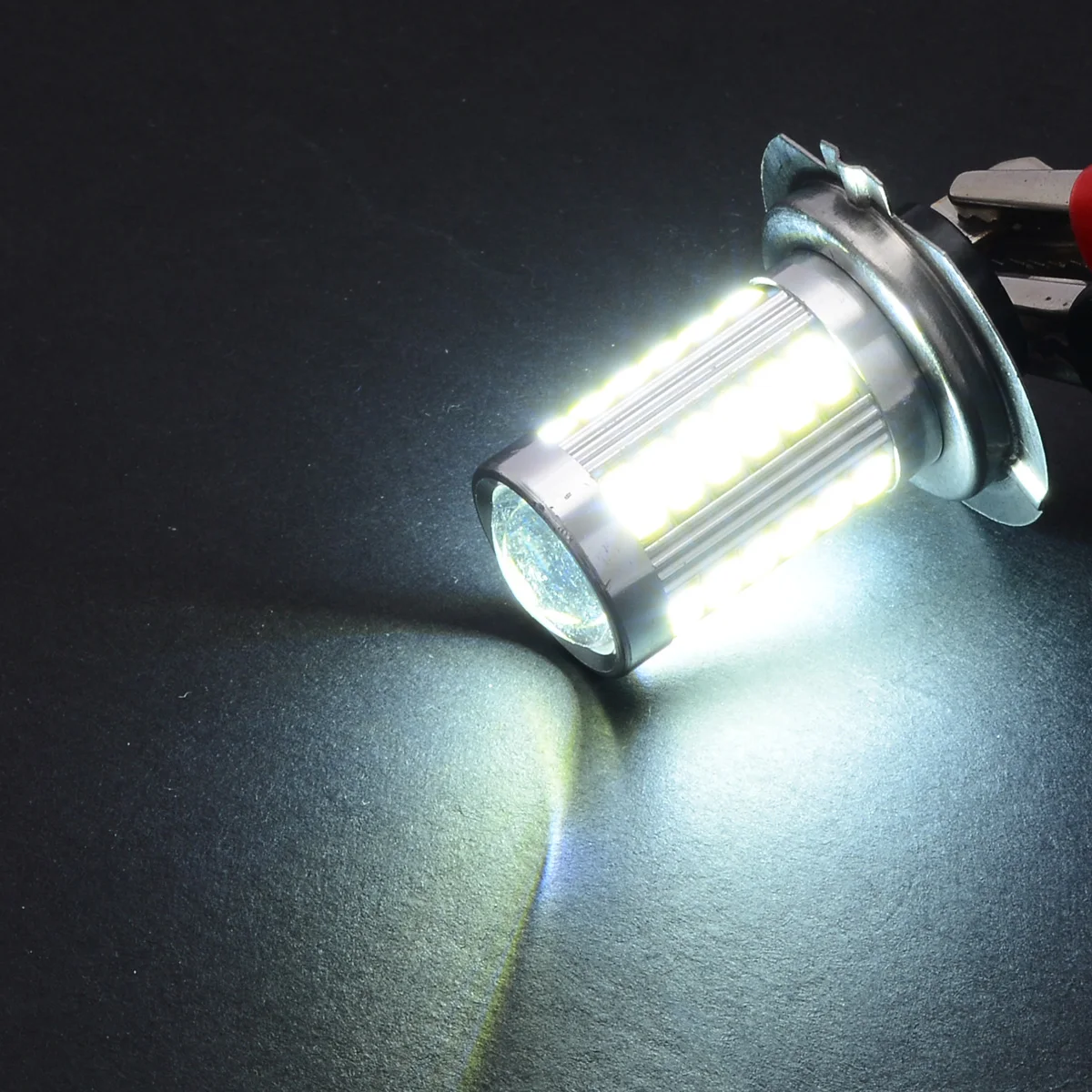 1pc H7 5630 SMD 33 LED Light Bulb Headlight Car Fog Light Day-time Running Driving Lamp Bulb DC 12V