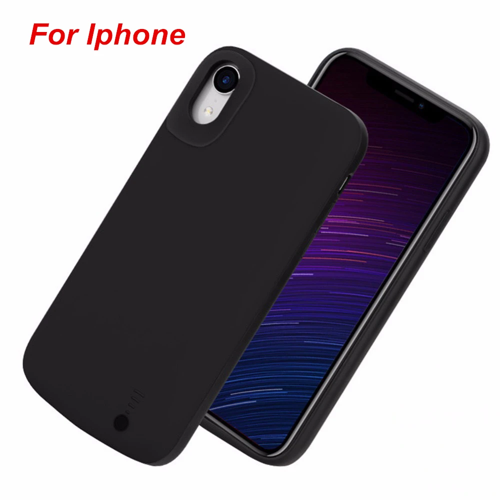 

6000 Mah Battery Charger Case Smart Audio Output Cover Power Bank For Iphone 6 6s 7 8 X XS XR XS MAX Battery Case