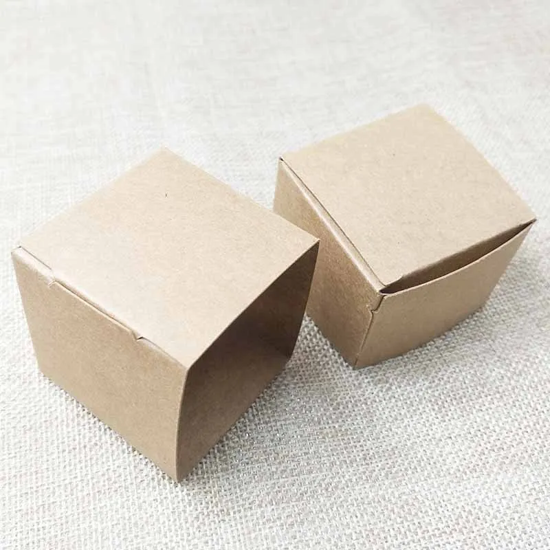 Zerong ручной работы сердце натуральный Подарочная коробочка из крафт-бумаги, милые спасибо ярлык в форме сердца с конфеты/свадебный подарок