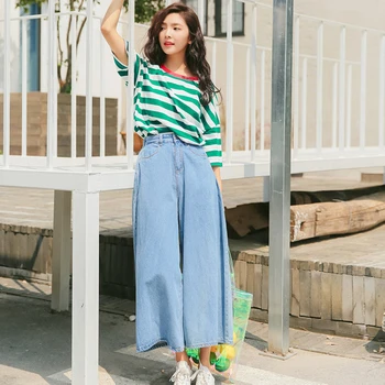 

Fashion New high waist jeans,women jeans wide let pants jeans flare pants denim pants jean femme Free shipping Y188