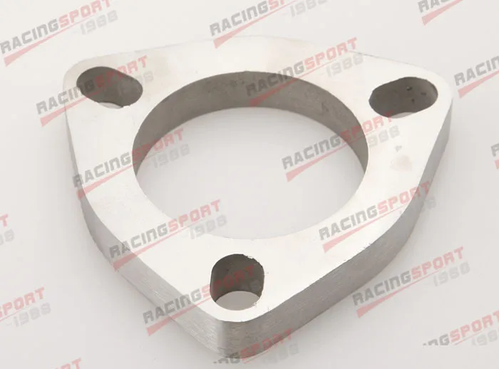 3" 3 Bolt SS304 Slotted Flange Exhaust Downpipe Pipe Catback Header 1/2