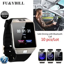 10 шт./лот) DZ09 Bluetooth Смарт-часы с Камера для samsung S5/Note 2/Note 3/Note 4, Nexus 6, sony и Другое Android смартфон