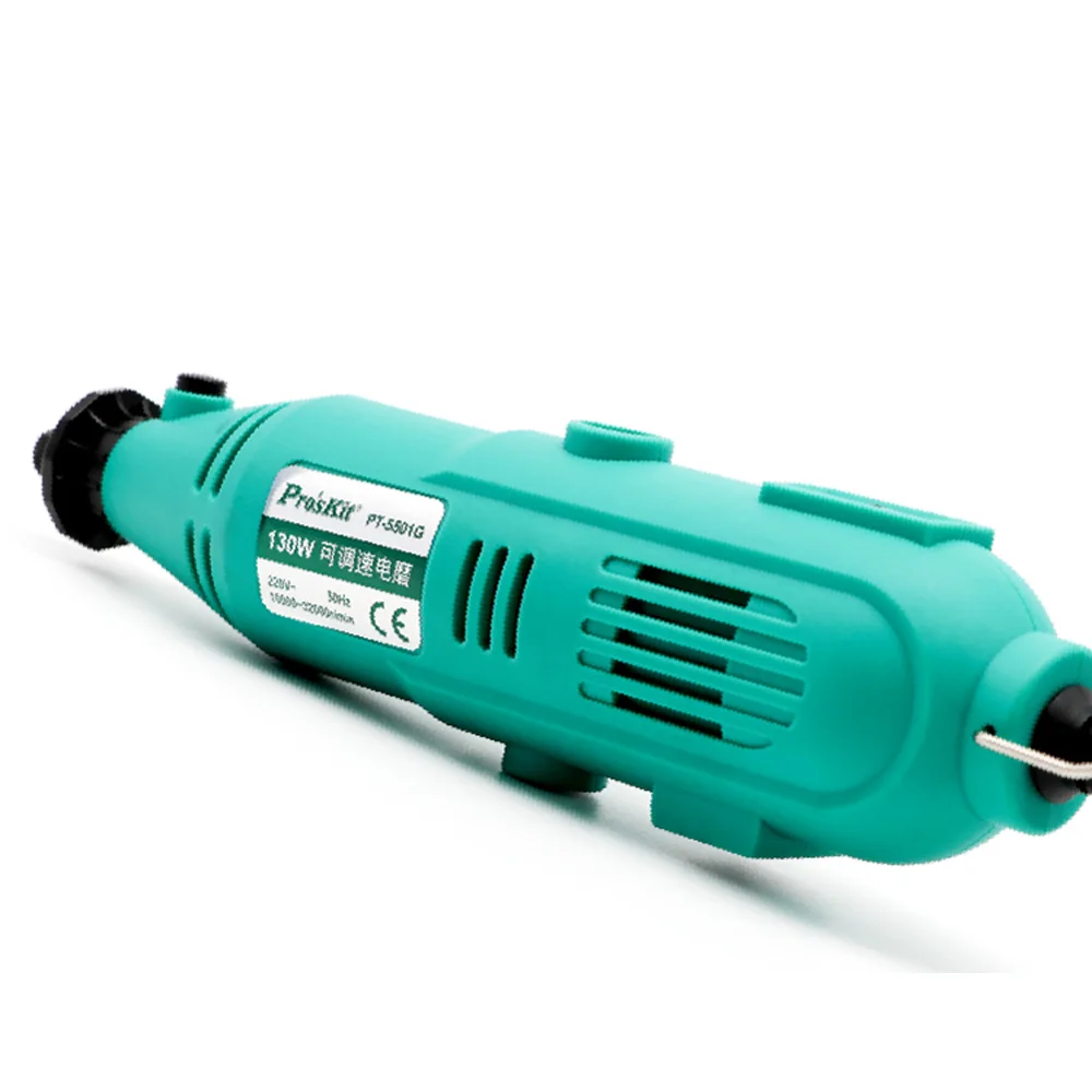 Electric Grinder Pro'sKit PT-5501G Variable Speed Rotary Tool Kit Engraving Pen Power Tool Set 130W Mini Drill Electrician Tools Electric Grinder Pro'sKit PT-5501G Variable Speed Rotary Tool Kit Engraving Pen Power Tool Set 130W Mini Drill Electrician Tools