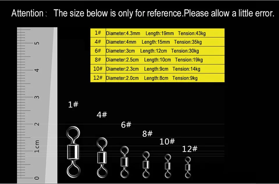 75 шт./компл. Высокое напряжение 8 Форма баррель Подшипник вращающиеся твердые кольца рыболовный Соединитель с замковое соединение рыболовные снасти Pesca