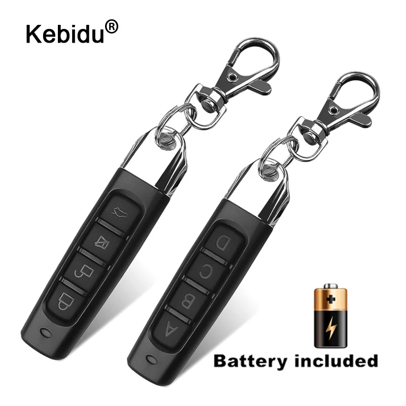 

Newest 4 Channel Mini Wireless 433Mhz Cloning Remote Control Copy Code Remote Electric Cloning Gate Garage Door Auto
