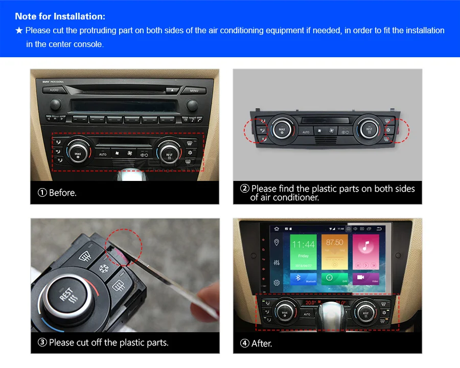 Sale Erisin ES7490B 9" HD Android 8.0 Octa core 4G RAM Car DVD DAB+ GPS Sat  OBD for BMW E90 3er E91 E92 E93 M3 15
