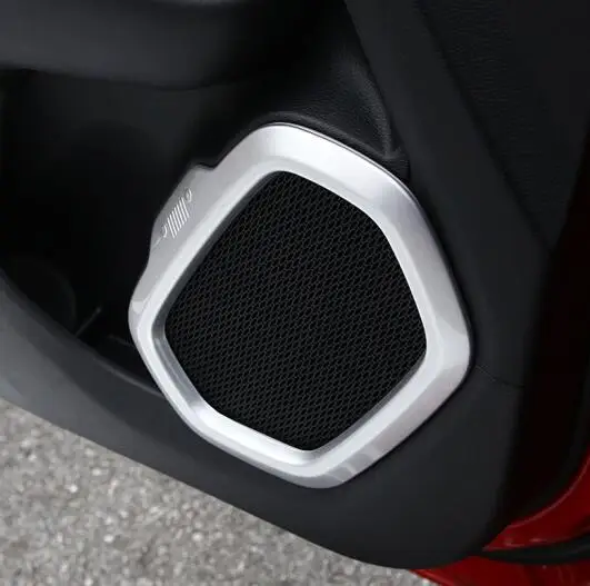 For-Jeep-Renegade-2015-2016-2017-ABS-Matte-Car-Audio-Sound-Cover-Trim-Interior-Car-Styling