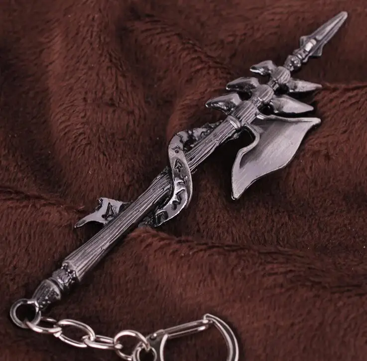 WOW коллекция брелок 12 см модель оружия король лича Frostmourne брелок Орда союз аксессуары ювелирные изделия сувениры Gif - Цвет: 16