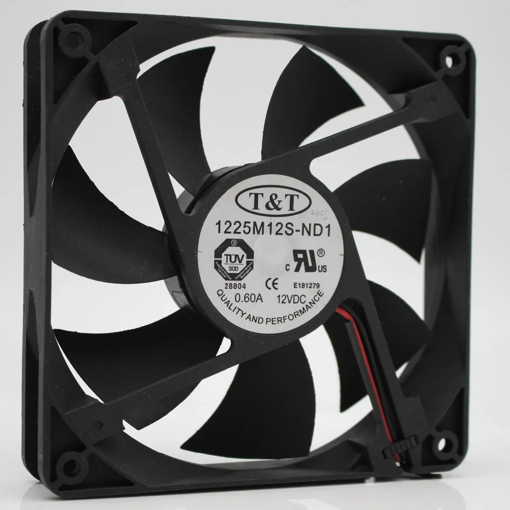 T &amp 1225M12S-ND1 DC 12V 0.6A 120x120x25 мм 2-провод Сервер площади вентилятора | Компьютеры и офис