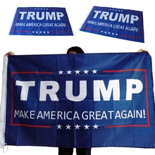 1 шт. 150 шт. x 90 см Дональд Трамп флаг Сделать Америку Великой снова Дональд для президента США