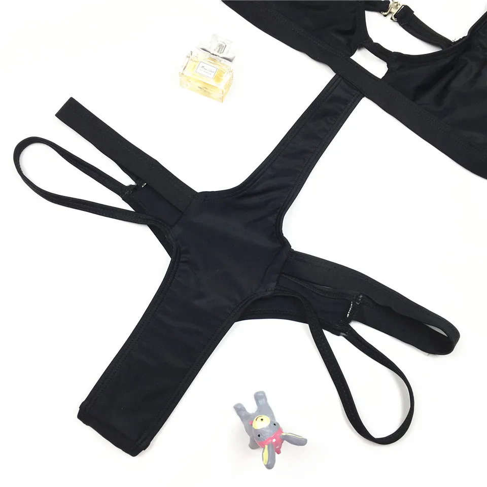 Черный купальник, сдельные стринги, купальник, сексуальный трикини, купальник для женщин, Maillot De Bain Femme Une piece Monokini