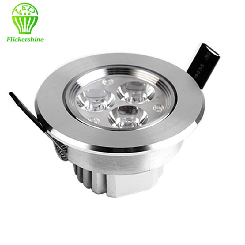 Adjustable Angle 3W LED Spotlight High Brightness Silver LED Spot light