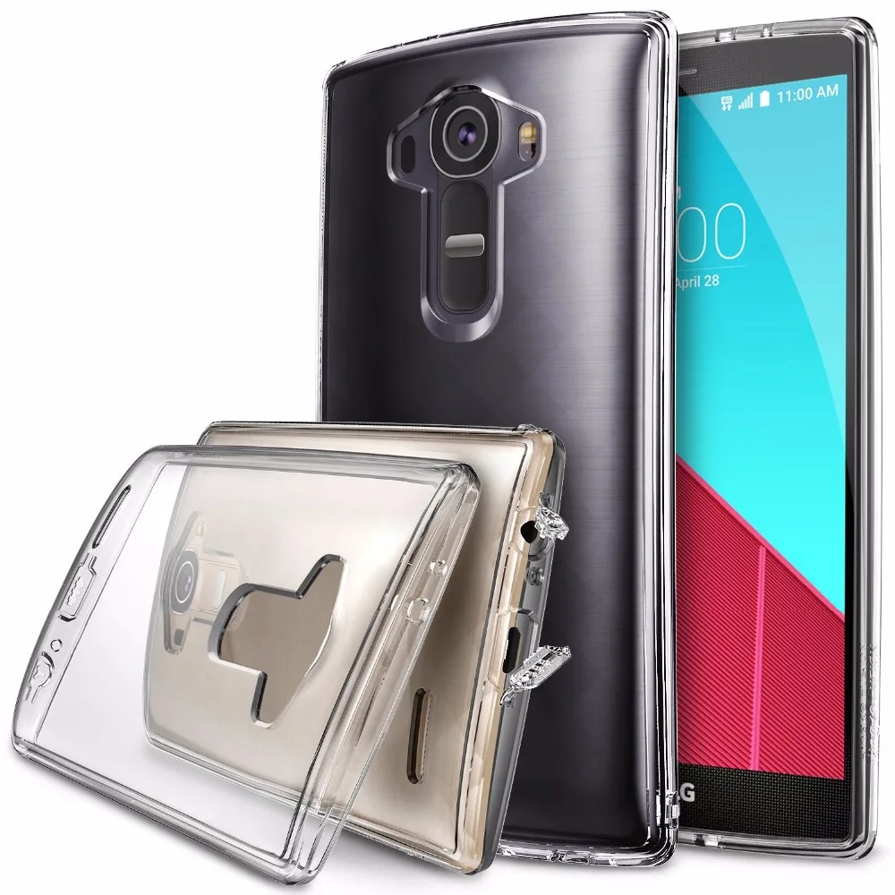 bilder für 100% Original Ringke Fusion Fall für LG G4-360 Vollen Schutz Klar Rückseitige Cover-fällen mit Staubstecker bilder für 100% Original Ringke Fusion Fall für LG G4-360 Vollen Schutz Klar Rückseitige Cover-fällen mit Staubstecker