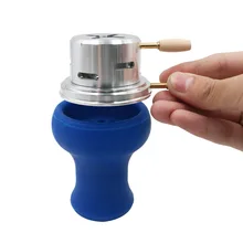 1 Набор, силиконовая пористая чаша для кальяна+ уголь для кальяна, держатель для кальяна, держатель для подогрева, нагревательные аксессуары, держатель для угля