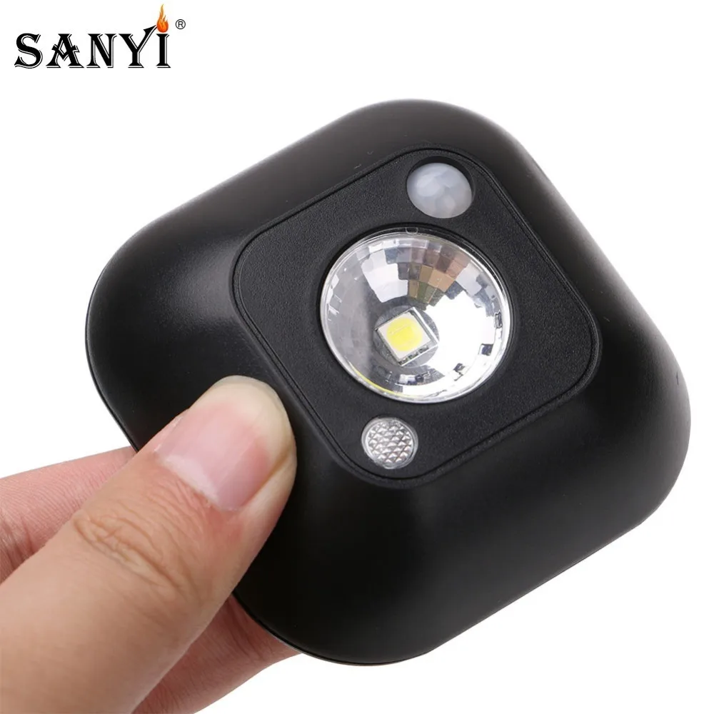 Motion Sensor Night Light Portable LED Closet Lights AAA Battery Powered  Wireless Cabinet IR Infrared Motion Detector Wall Lamp - AliExpress