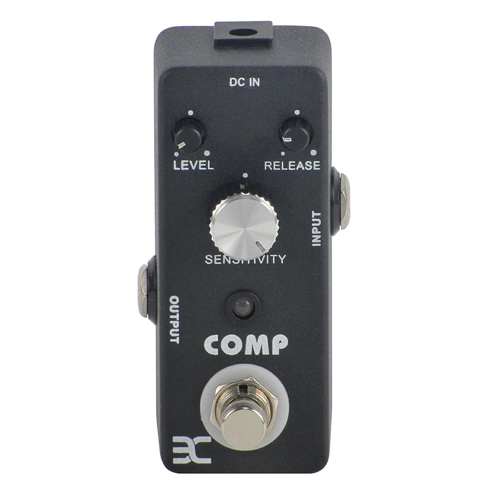 

ENO EX Compressor Comp Guitar Effect Pedal True Bypass For Electric Guitar Black Mini Effect