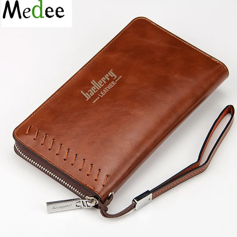 

Men Wallets 2017 Fashion PU Chinese Purse Big Clutch Wallet Man Wallet Zipper Handbags Paper Money Carteira Masculina UB113